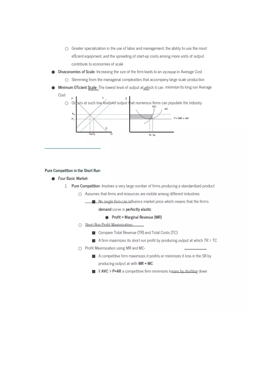Microeconomics Final Exam Review Sheet Part 4 - Page 5