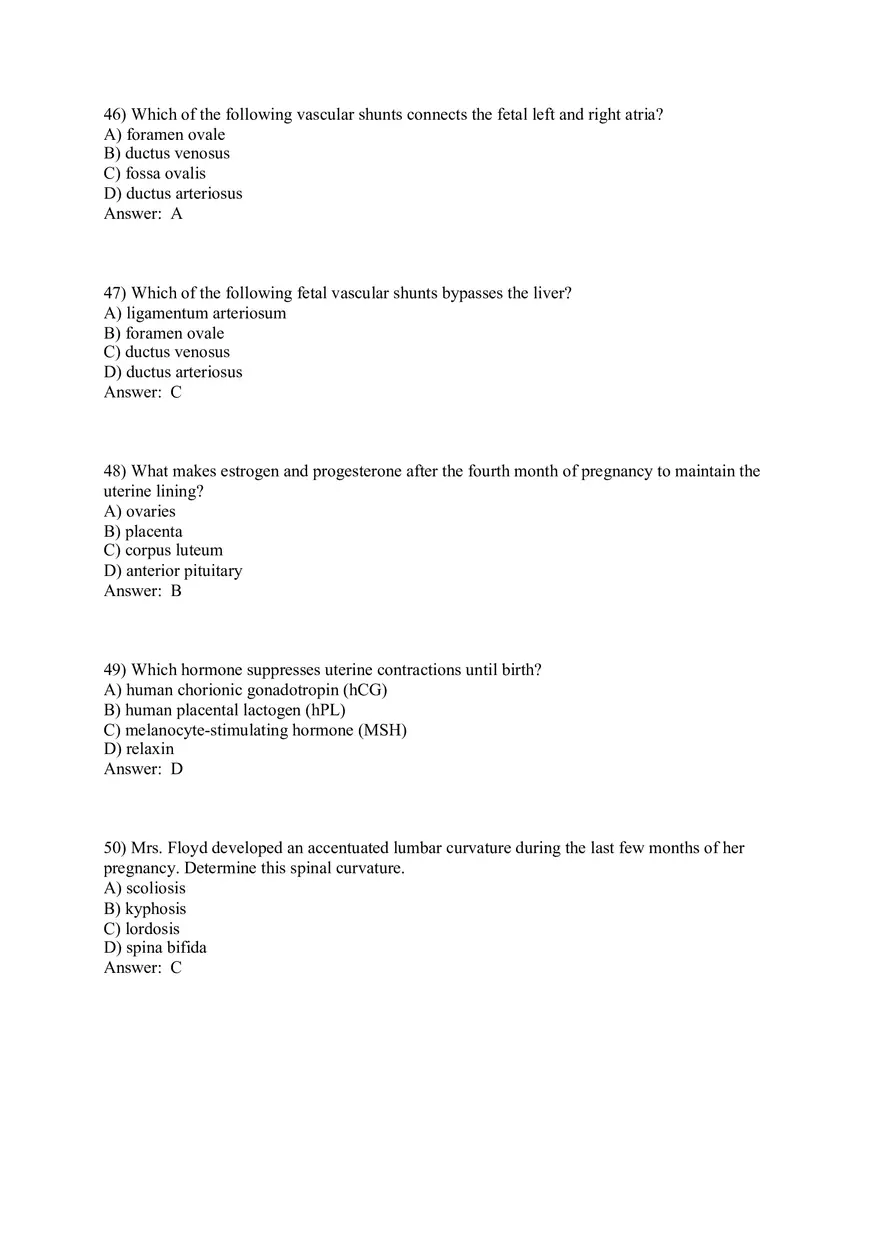 Answers Development and Heredity Part 1 - Page 12
