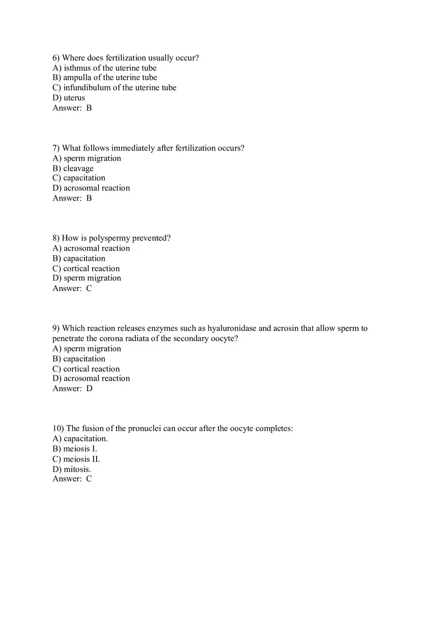 Answers Development and Heredity Part 1 - Page 2