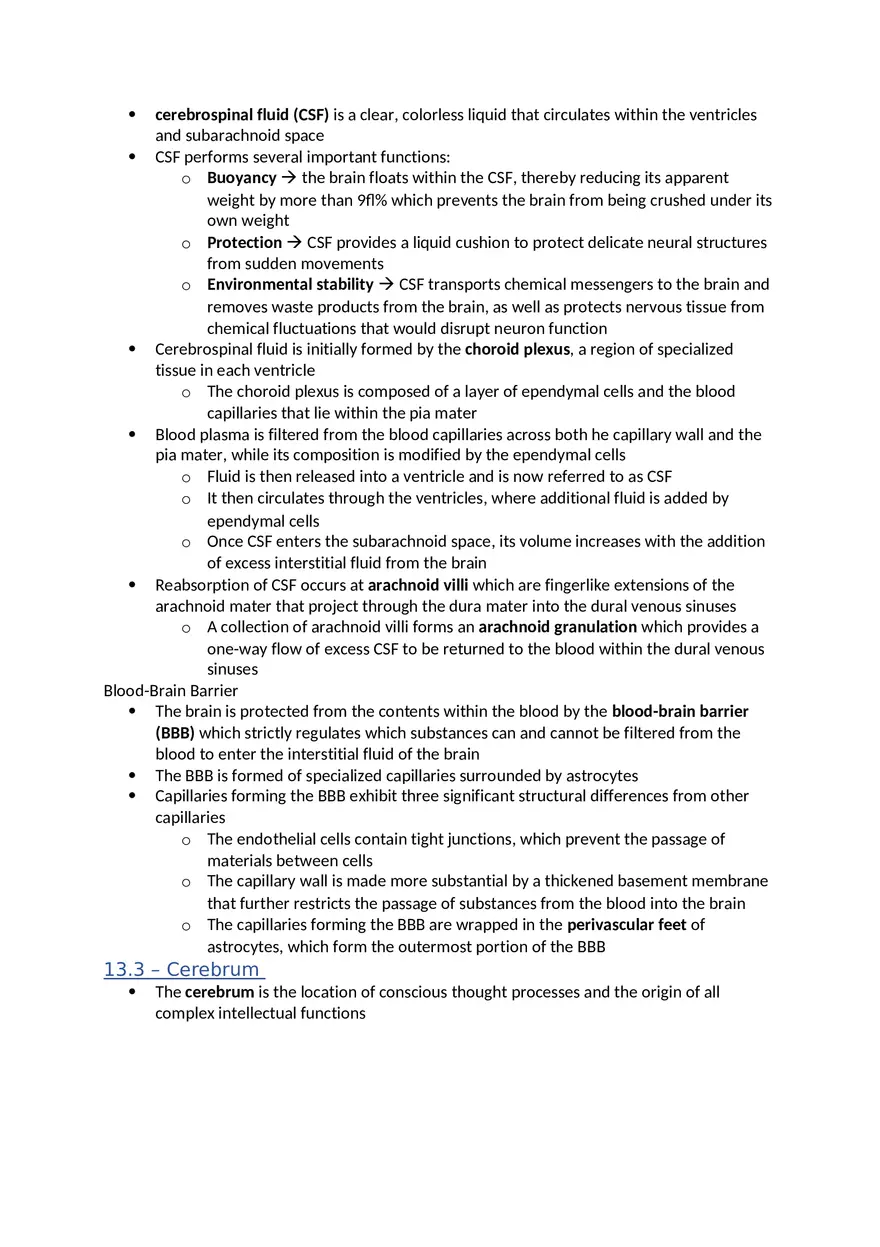 Anatomy and Physiology Chapter 13 Notes - Page 12