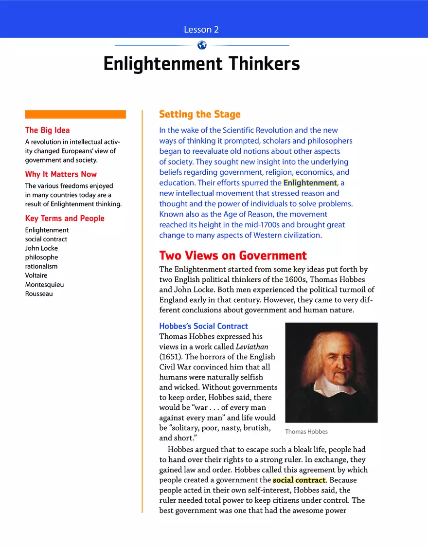 Enlightenment and Revolution Part 2 - Page 1