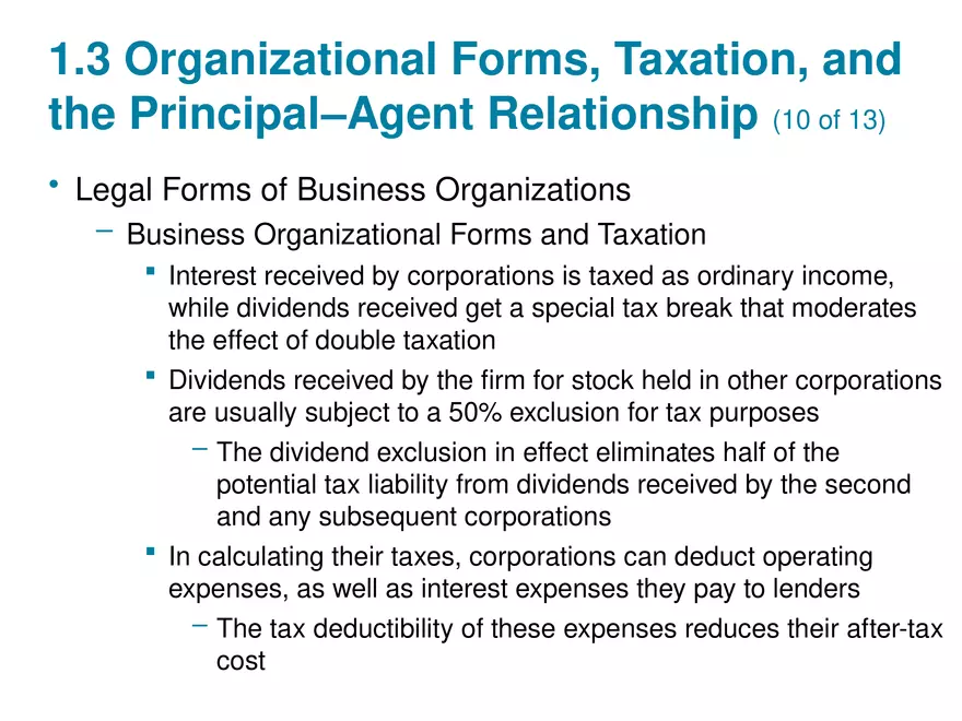 The Role of Managerial Lecture Note 6 - Page 8