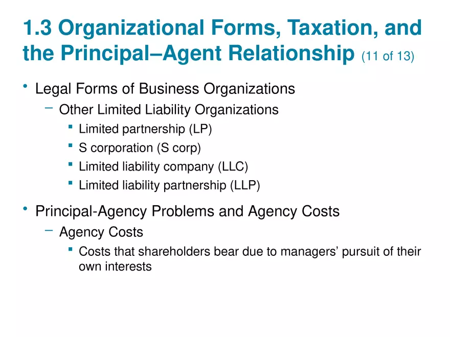 The Role of Managerial Lecture Note 6 - Page 11