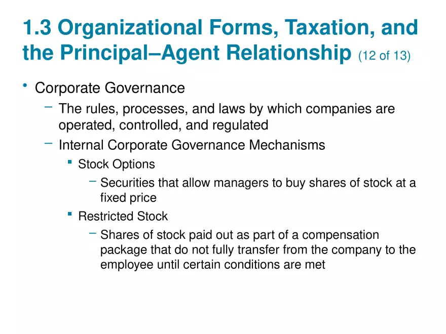 The Role of Managerial Lecture Note 6 - Page 3