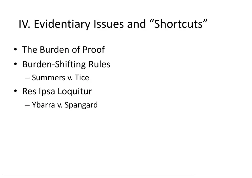 What is a Tort (Lecture) Part 7 - Page 1