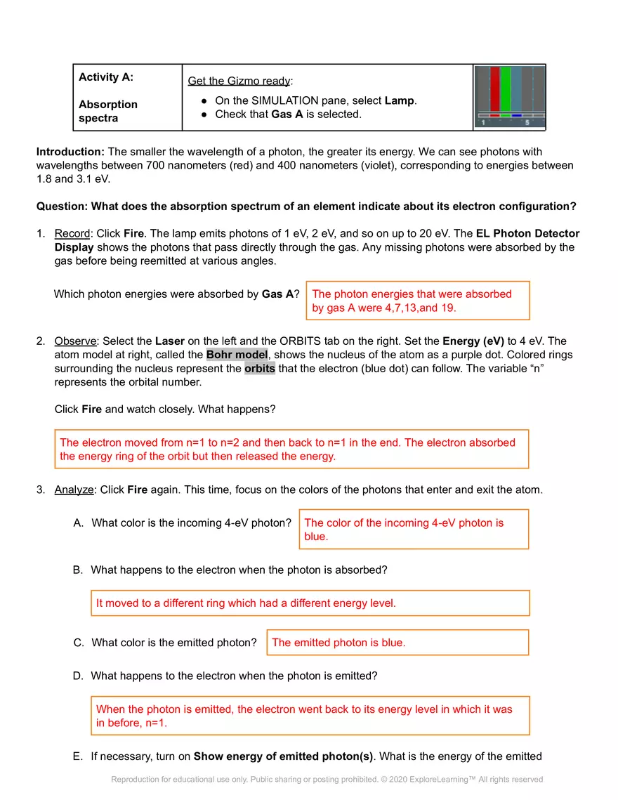 Lab#03 Report (Digital Lab) Bohr Model: Introduction - Page 2