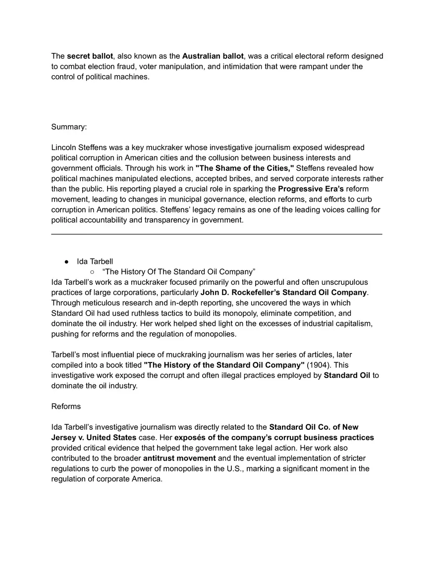 US History Quiz Study Guide - Page 3