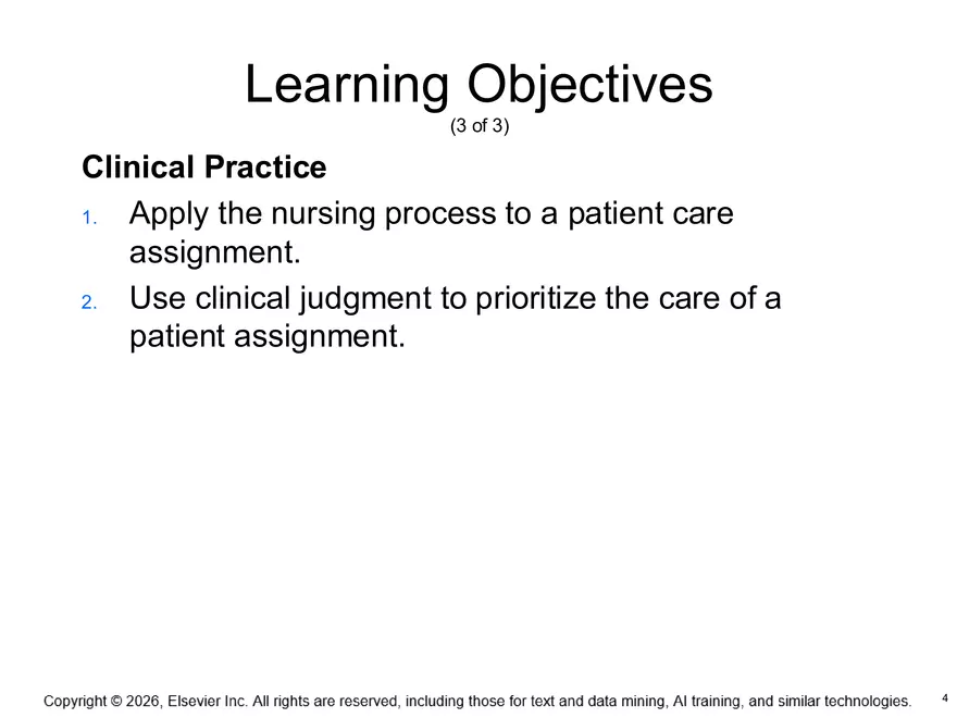 Chapter 4: The Nursing Process, Critical Thinking, and Clinical Judgment - Page 19