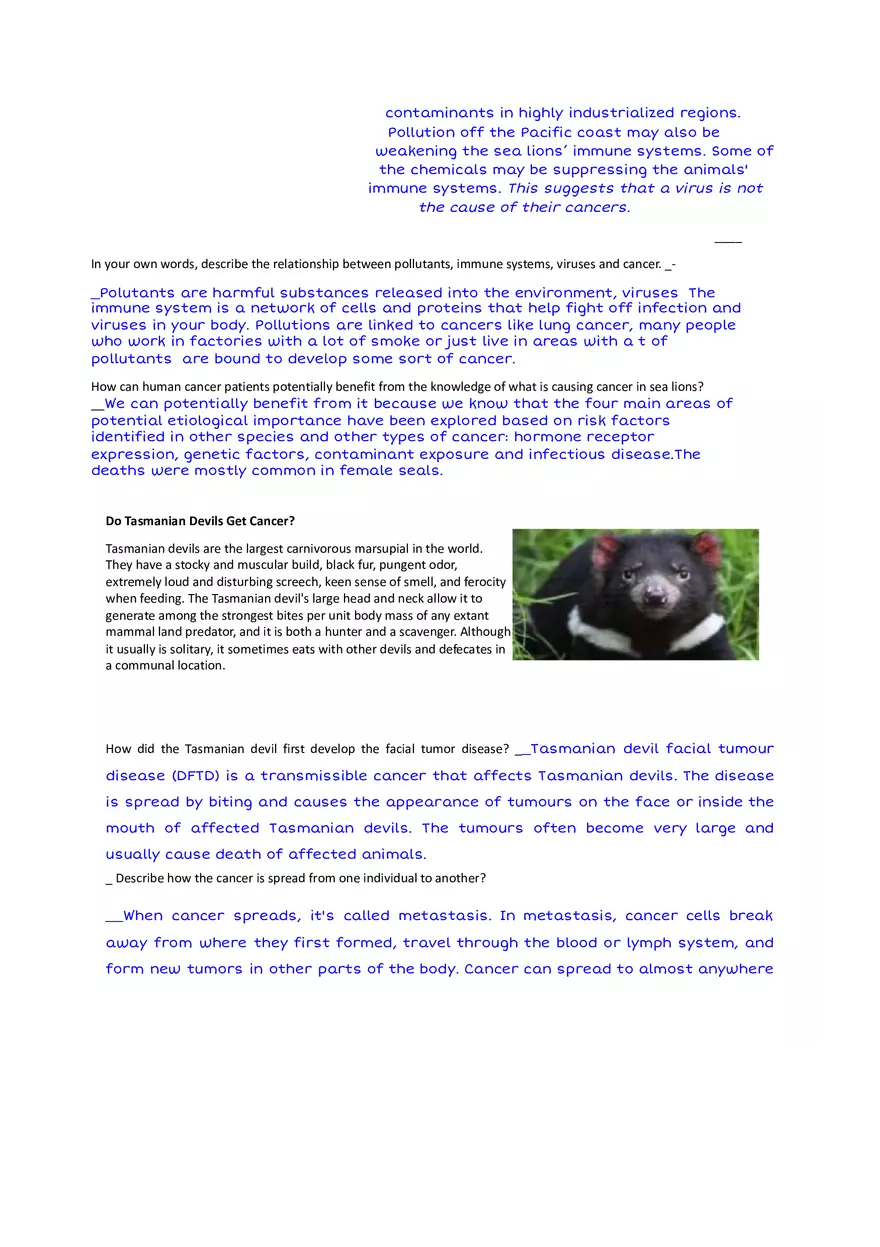 Do Animals Get Cancer - Page 5