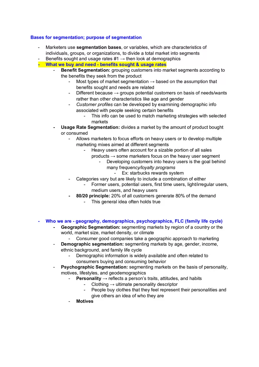 Marketing Exam Chapter 2 Study Guide - Page 16