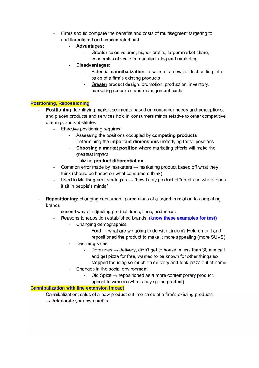 Marketing Exam Chapter 2 Study Guide - Page 19