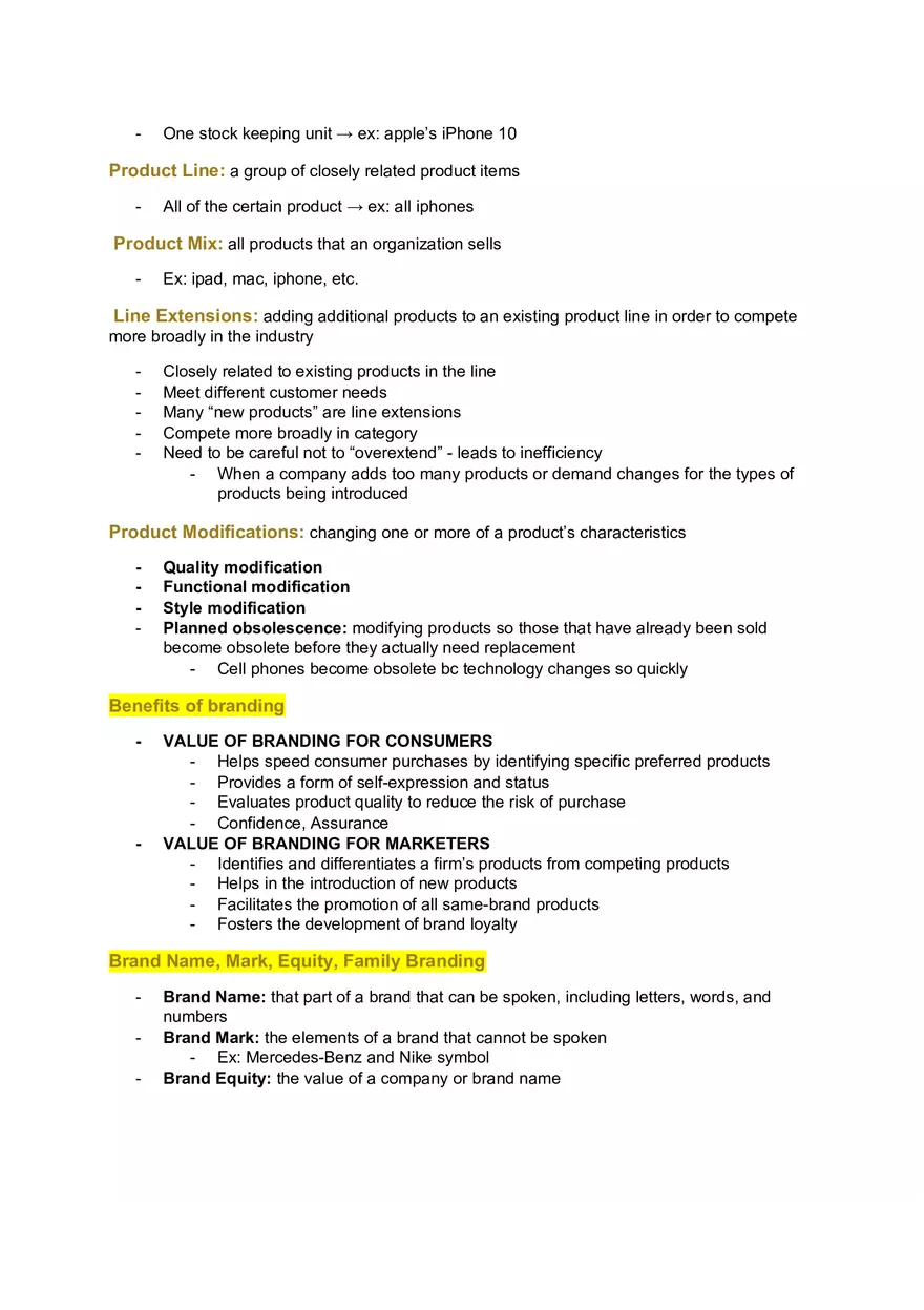 Marketing Exam Chapter 2 Study Guide - Page 3