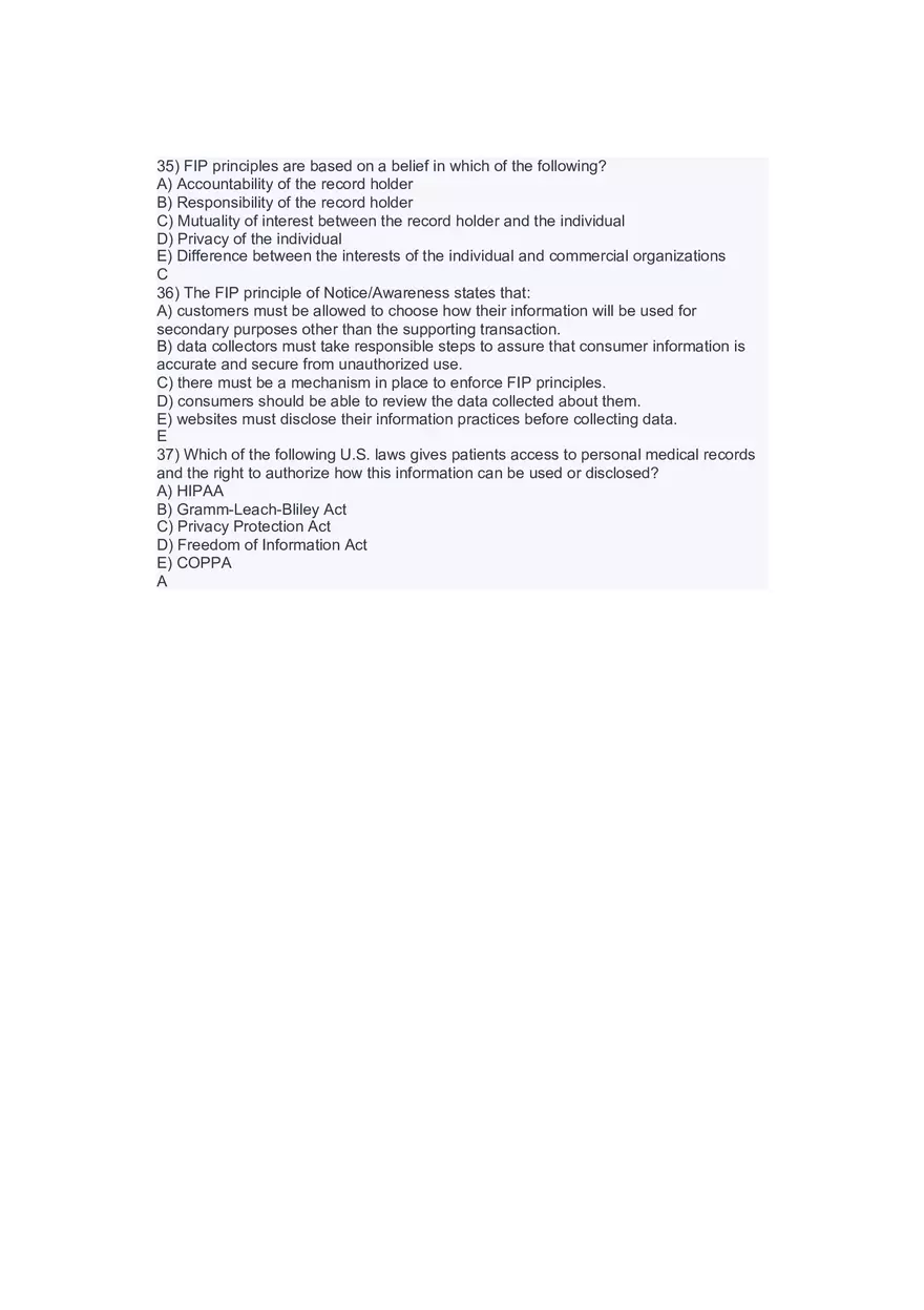 Introduction to Information Systems and Data Analytics Answers Part 4 - Page 1