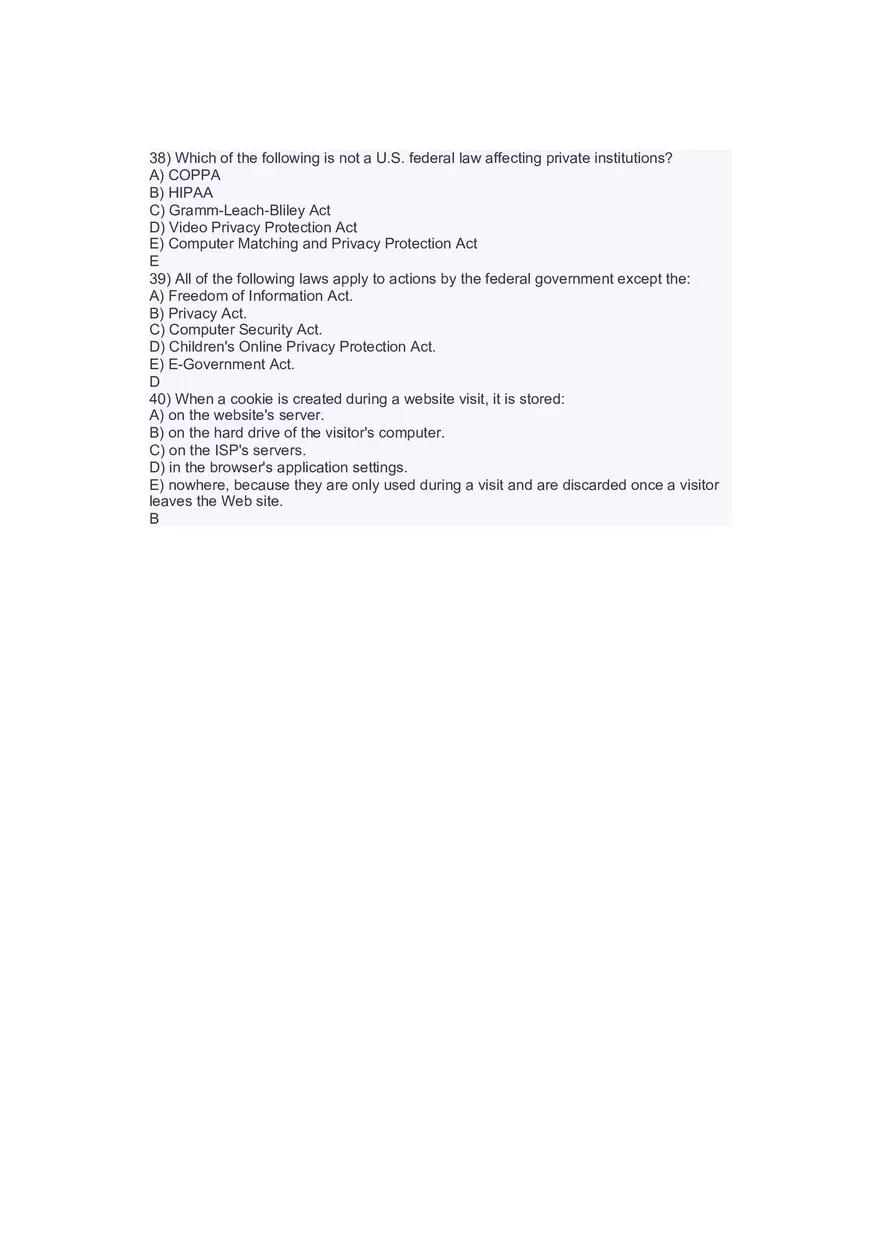 Introduction to Information Systems and Data Analytics Answers Part 4 - Page 2