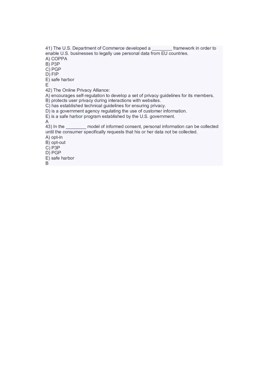 Introduction to Information Systems and Data Analytics Answers Part 4 - Page 3