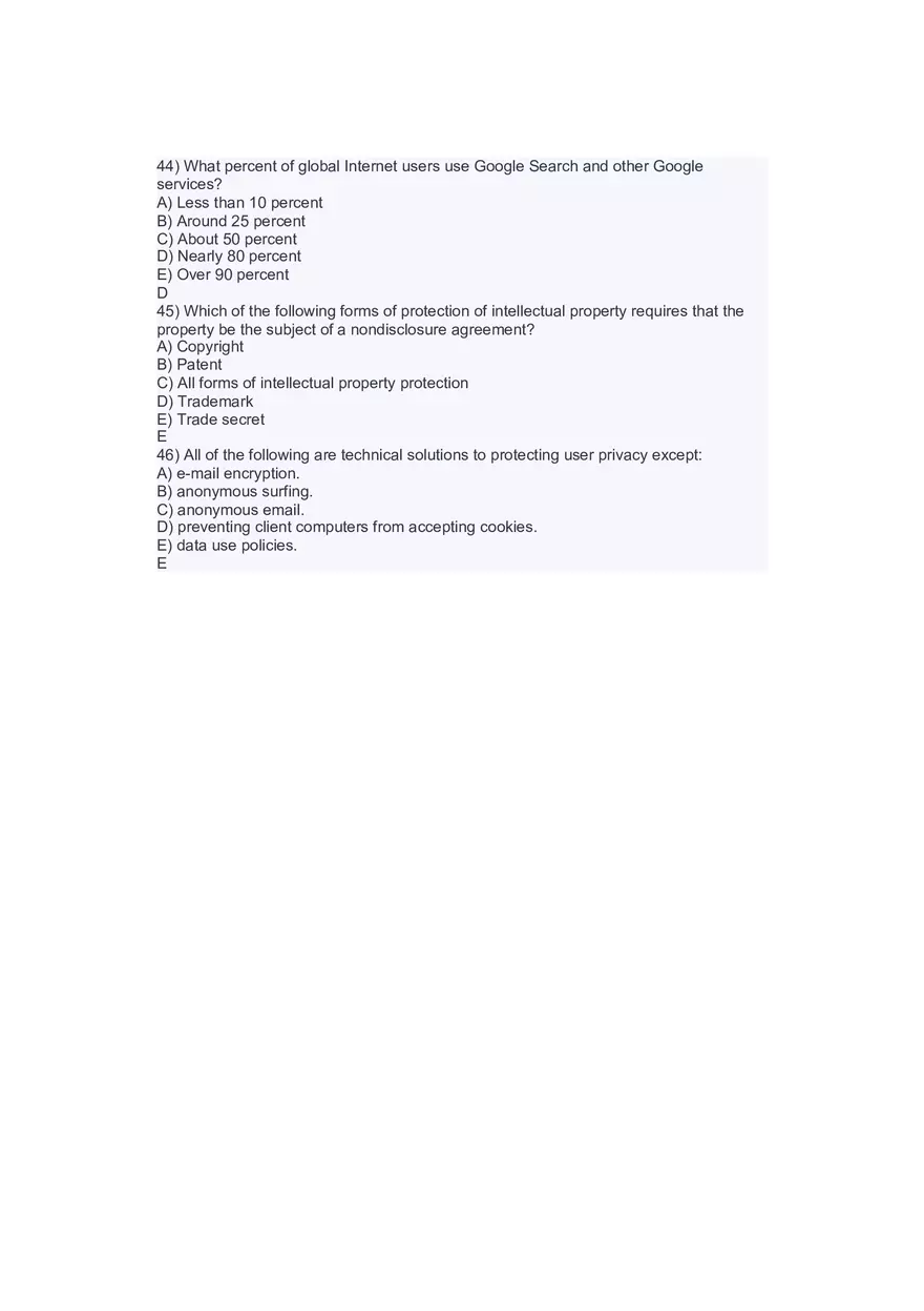 Introduction to Information Systems and Data Analytics Answers Part 4 - Page 4