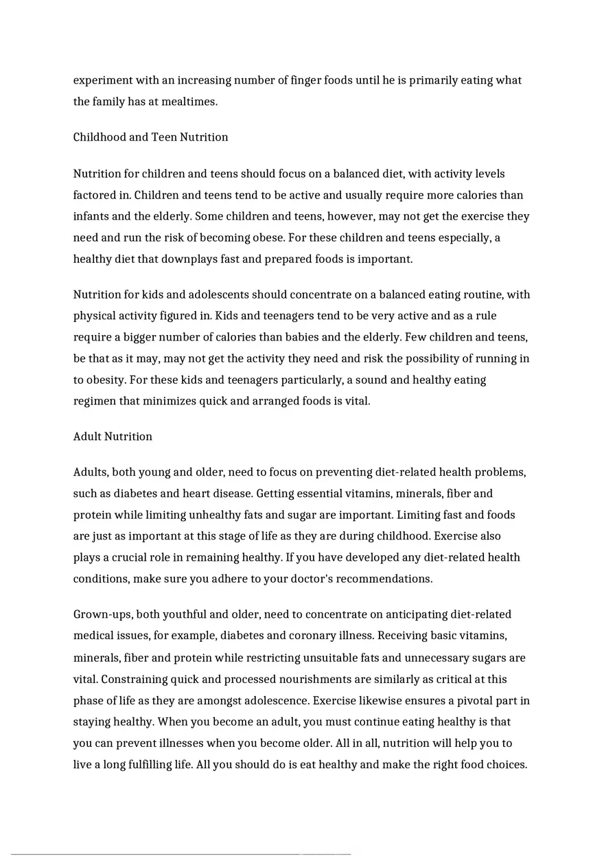 How is the Effect of Nutrition on Growth Discussion - Page 3