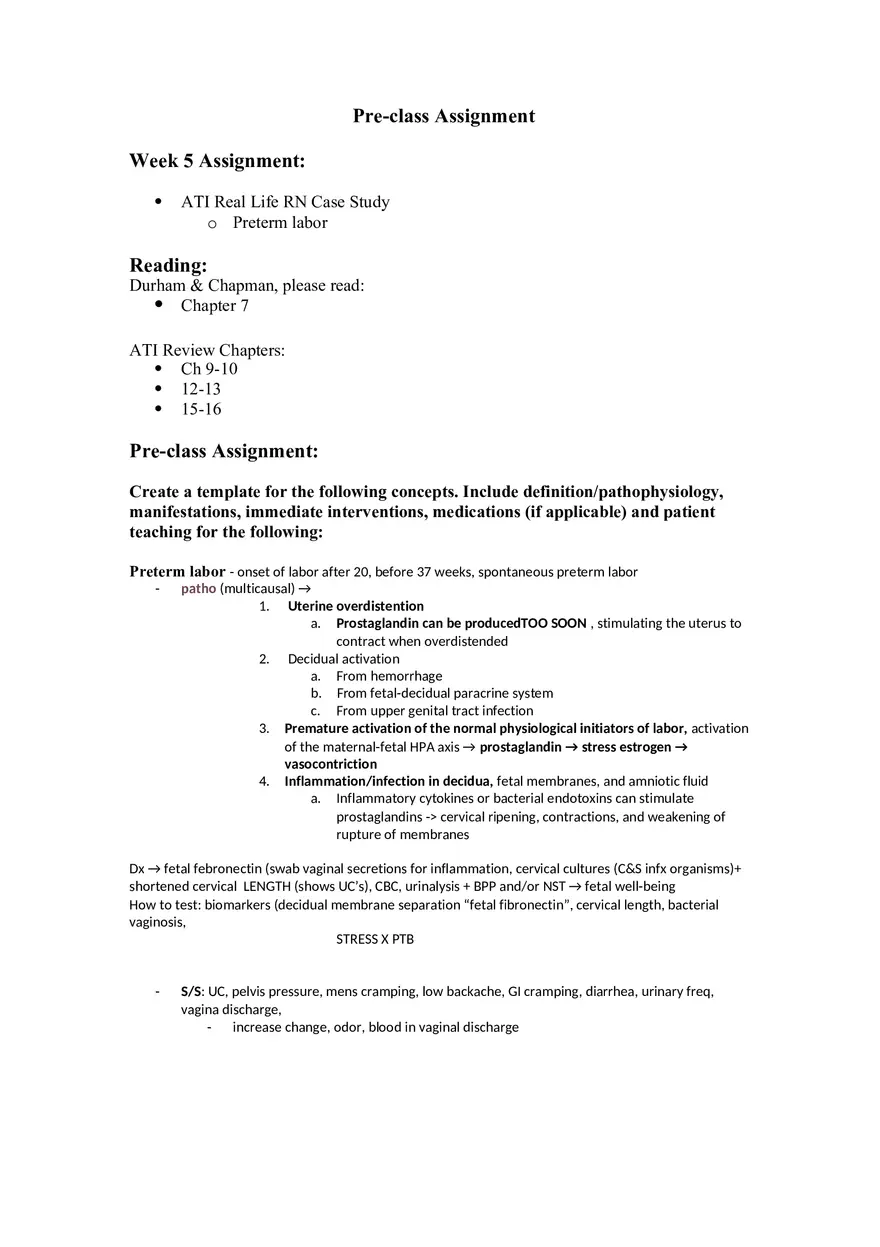 ATI Real Life RN Case Study - Page 1