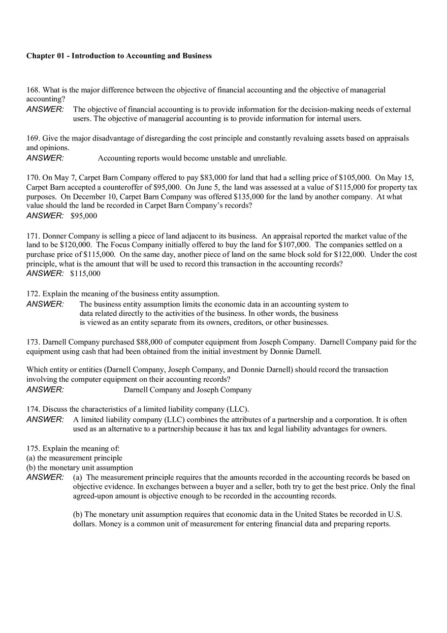 Introduction to Accounting and Business Ch 1 Part 3 - Page 7