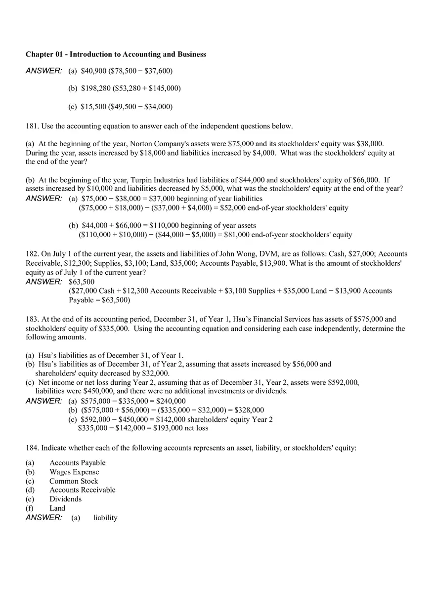 Introduction to Accounting and Business Ch 1 Part 3 - Page 9