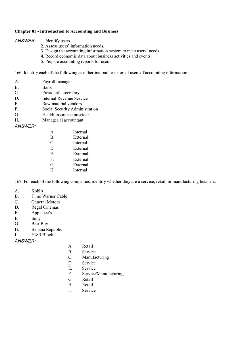 Introduction to Accounting and Business Ch 1 Part 3 - Page 2