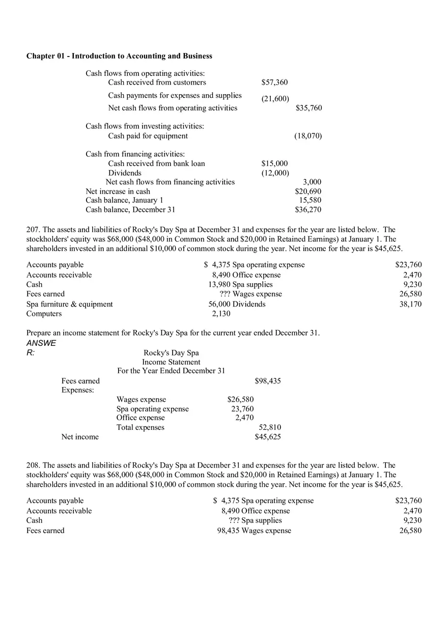 Introduction to Accounting and Business Ch 1 Part 3 - Page 5