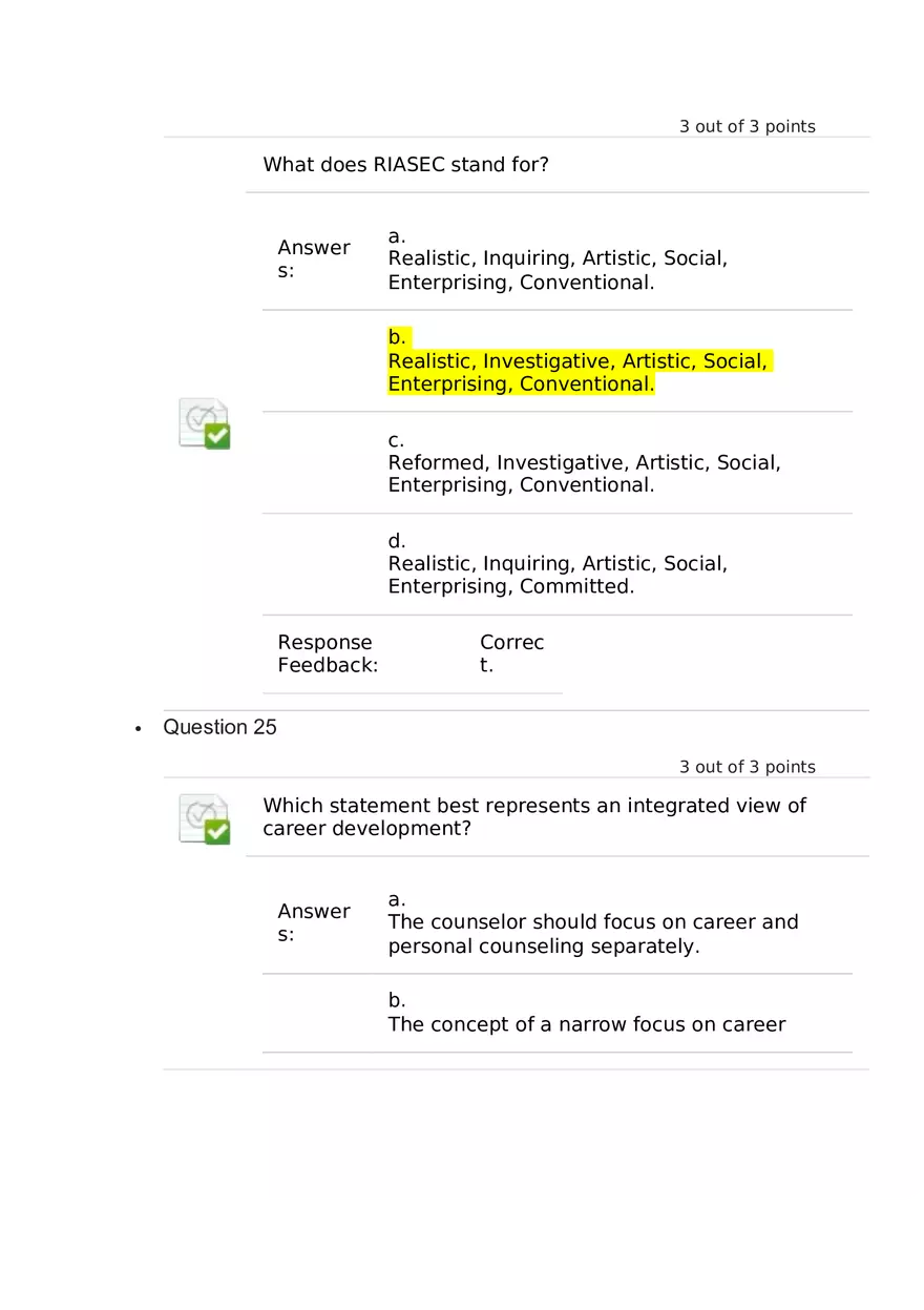 Life Planning and Career Answer Key Part 2 - Page 8