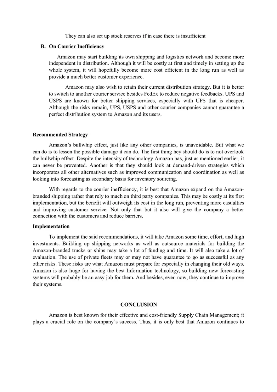 Amazon Case Analysis - Page 9