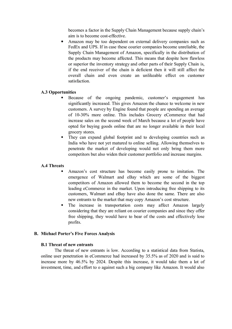 Amazon Case Analysis - Page 5