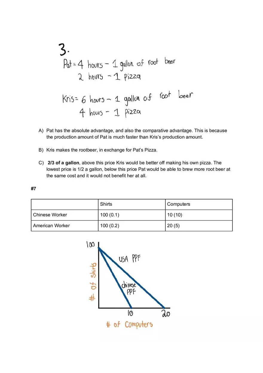 Economics - Assignment #3 Answers - Page 3
