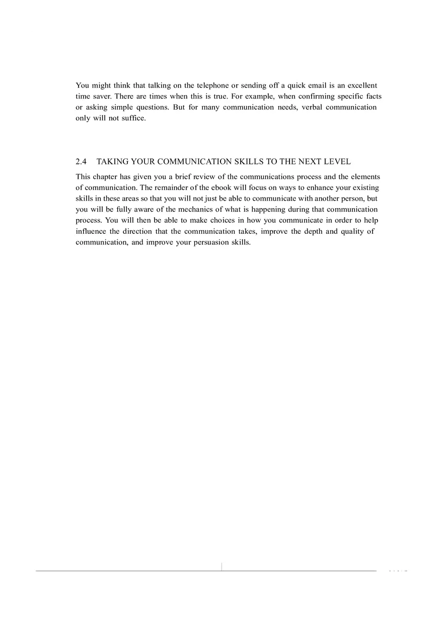 Advanced Communication Skills Guide Part 2 - Page 2