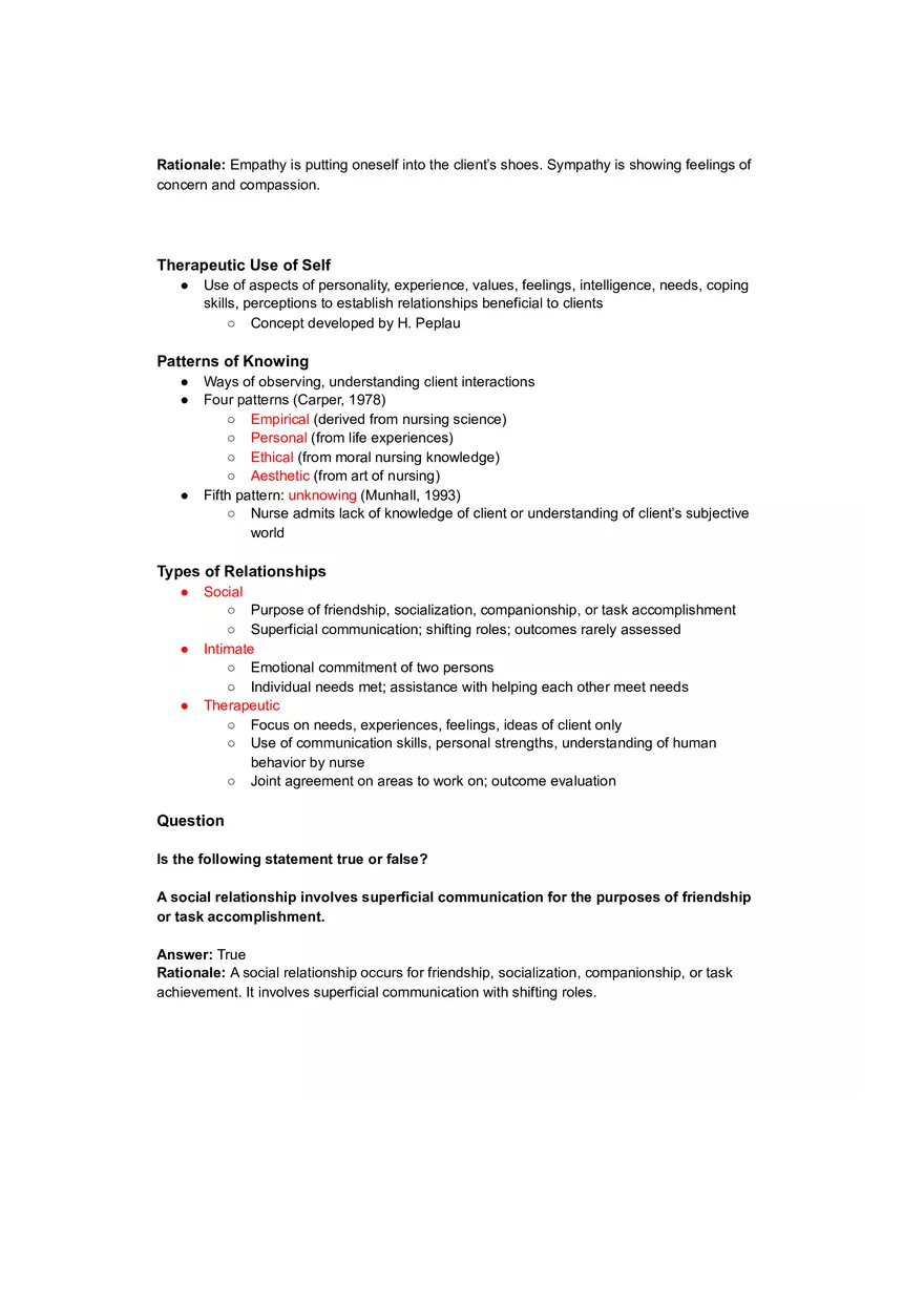 Therapeutic Communication - Page 2