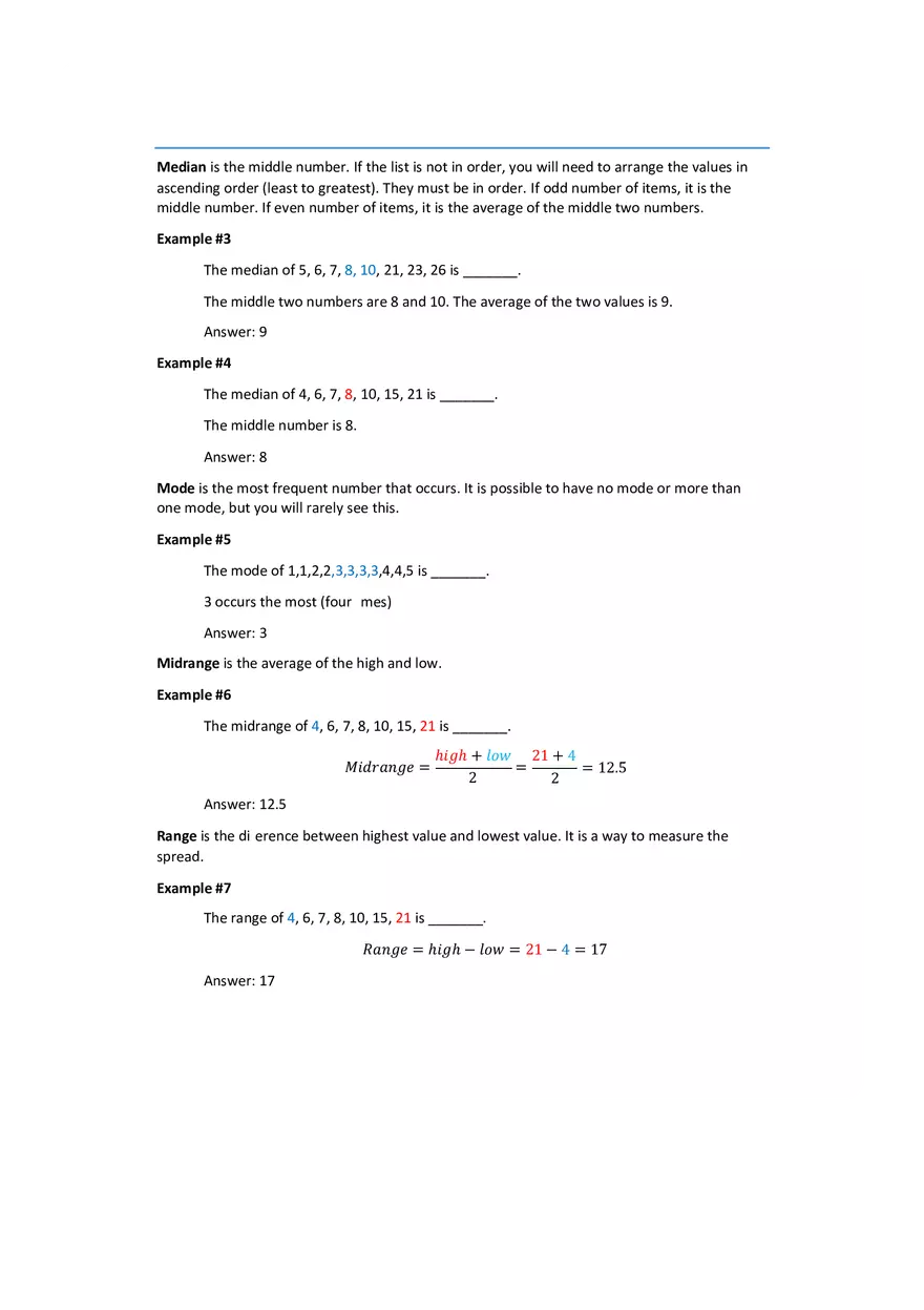 Data Representation Lesson Practice - Page 21