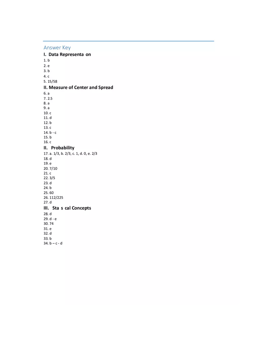 Data Representation Lesson Practice - Page 1