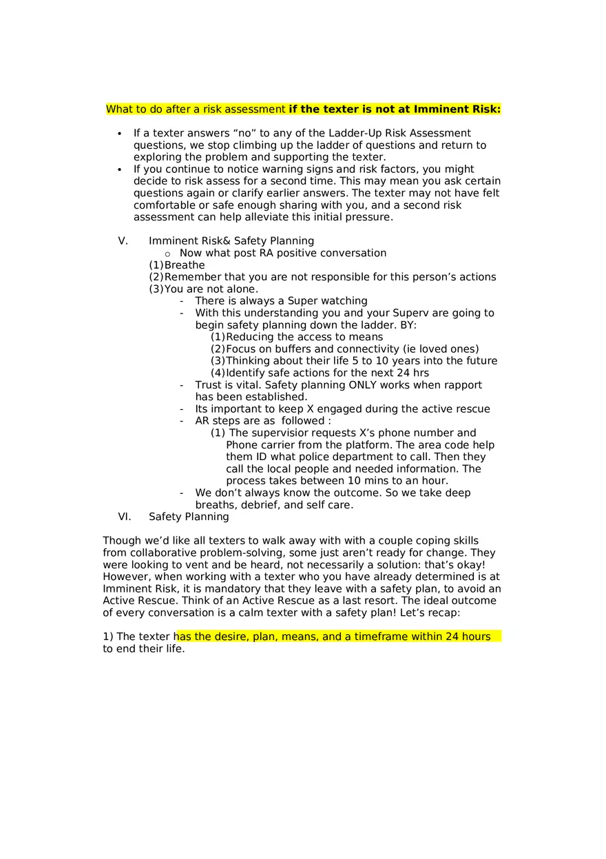 Exploring and Identifying the Precipitating Event in Crisis Intervention - Page 7