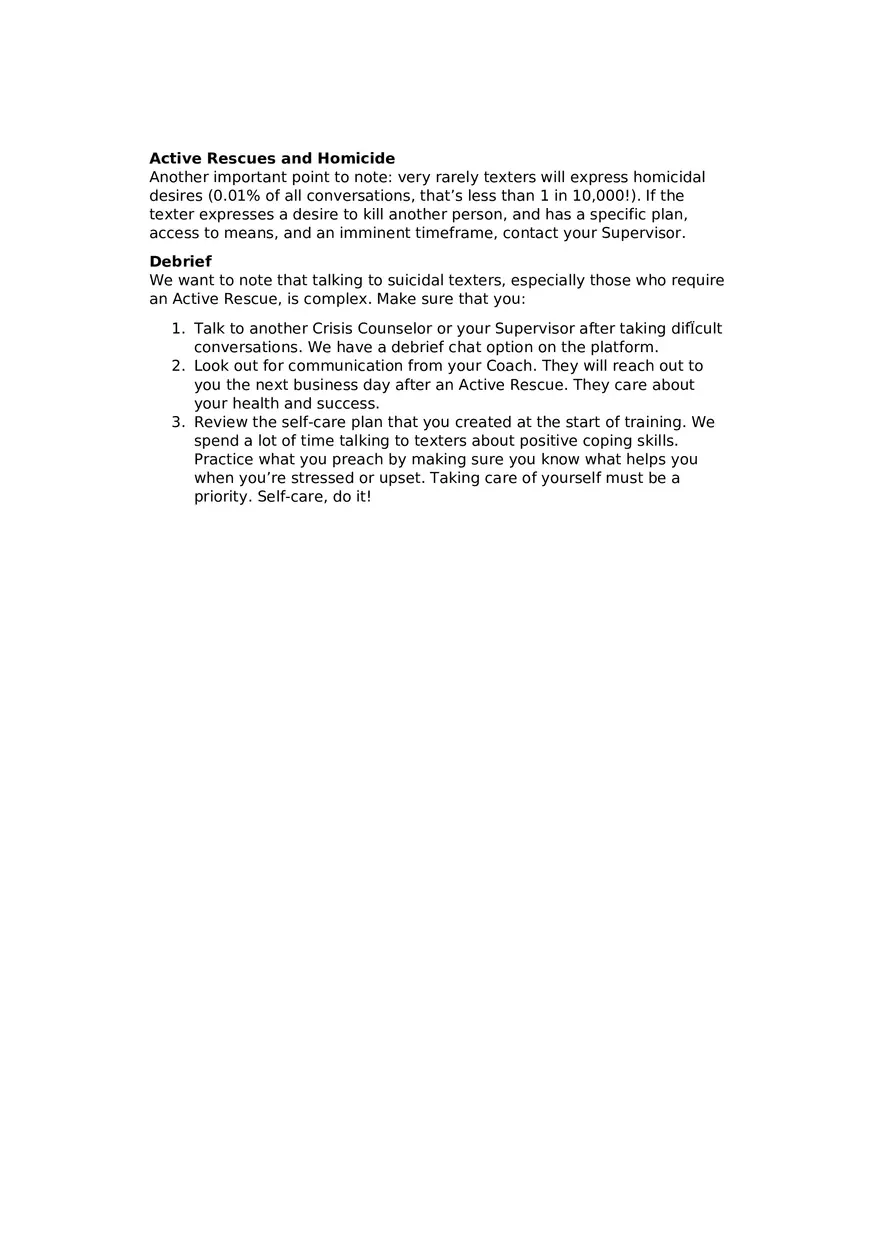 Exploring and Identifying the Precipitating Event in Crisis Intervention - Page 10