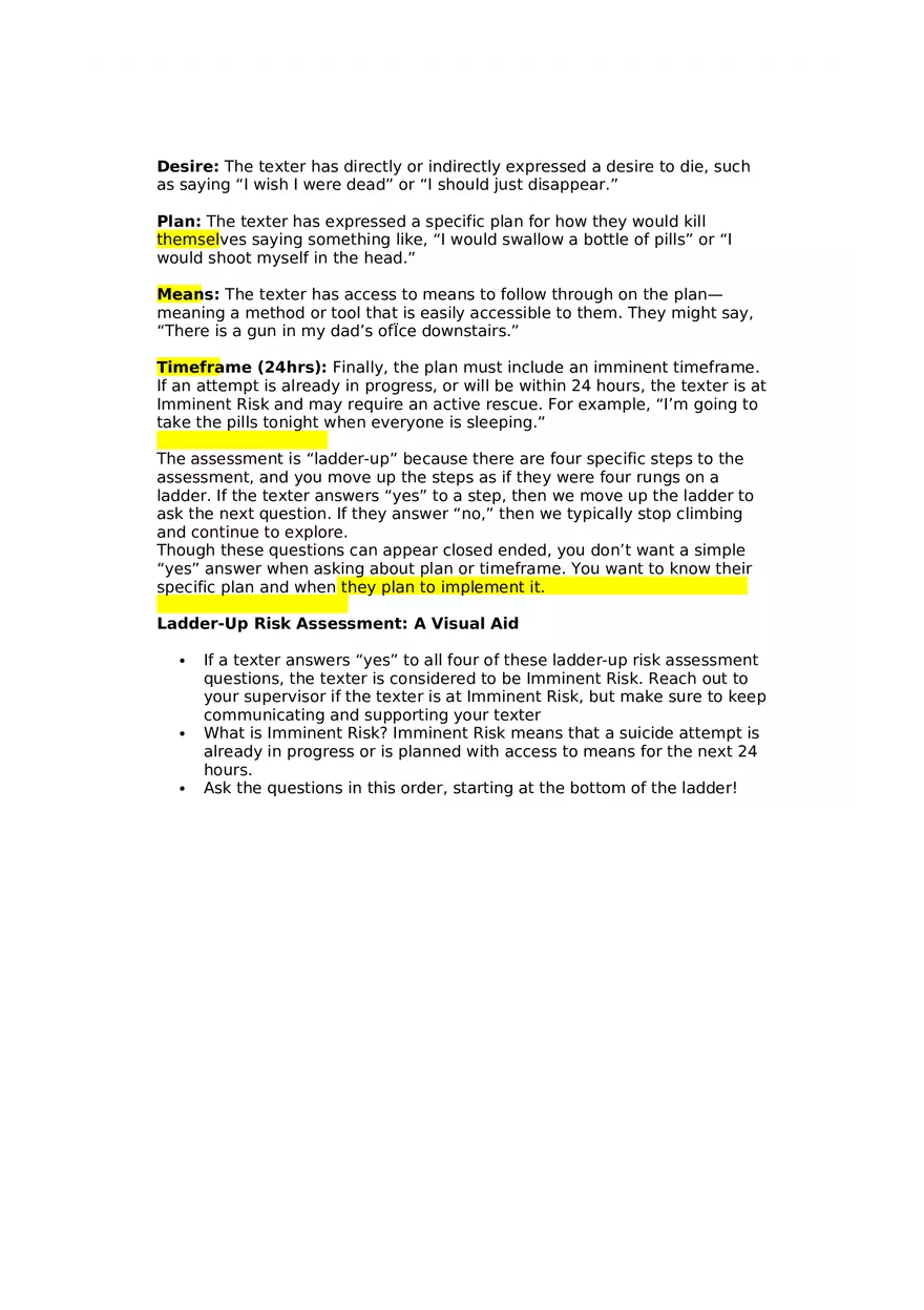 Exploring and Identifying the Precipitating Event in Crisis Intervention - Page 13