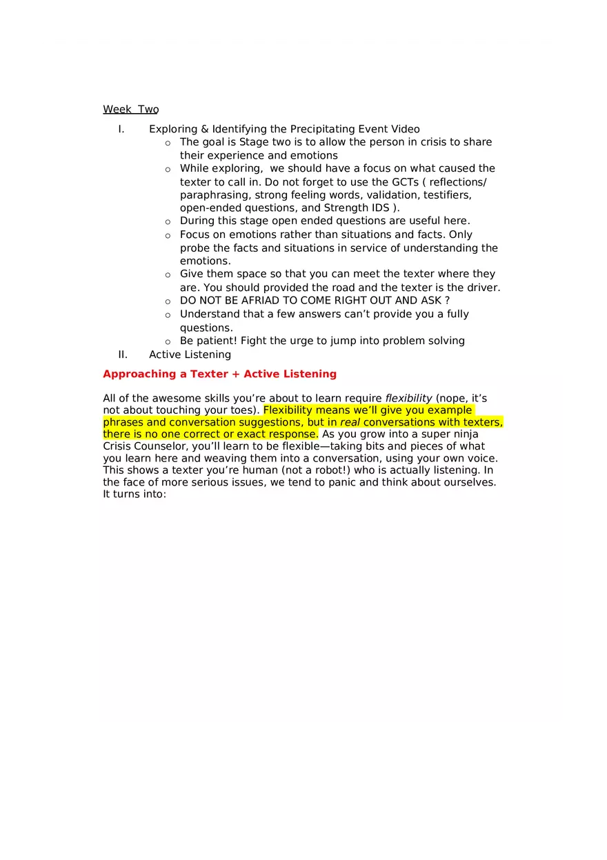 Exploring and Identifying the Precipitating Event in Crisis Intervention - Page 1