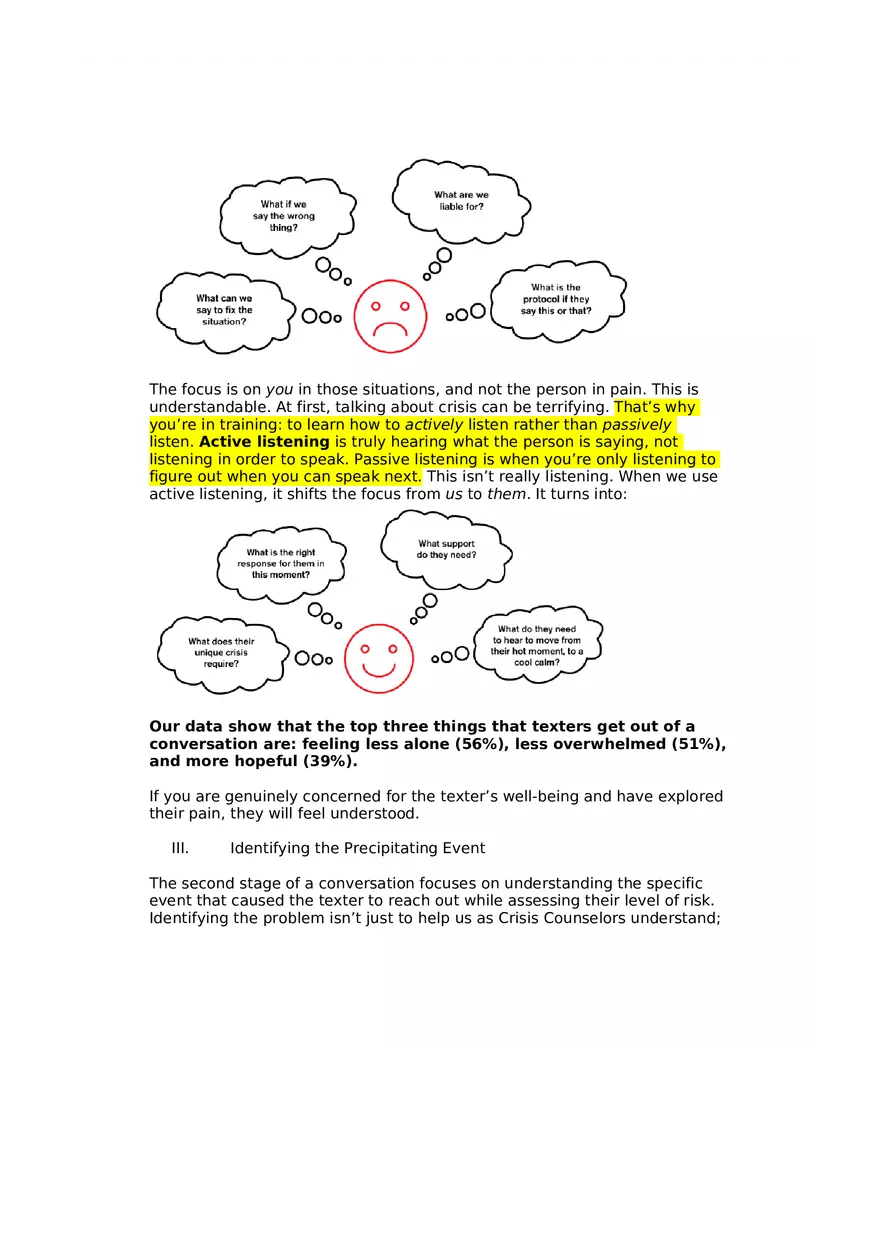 Exploring and Identifying the Precipitating Event in Crisis Intervention - Page 2