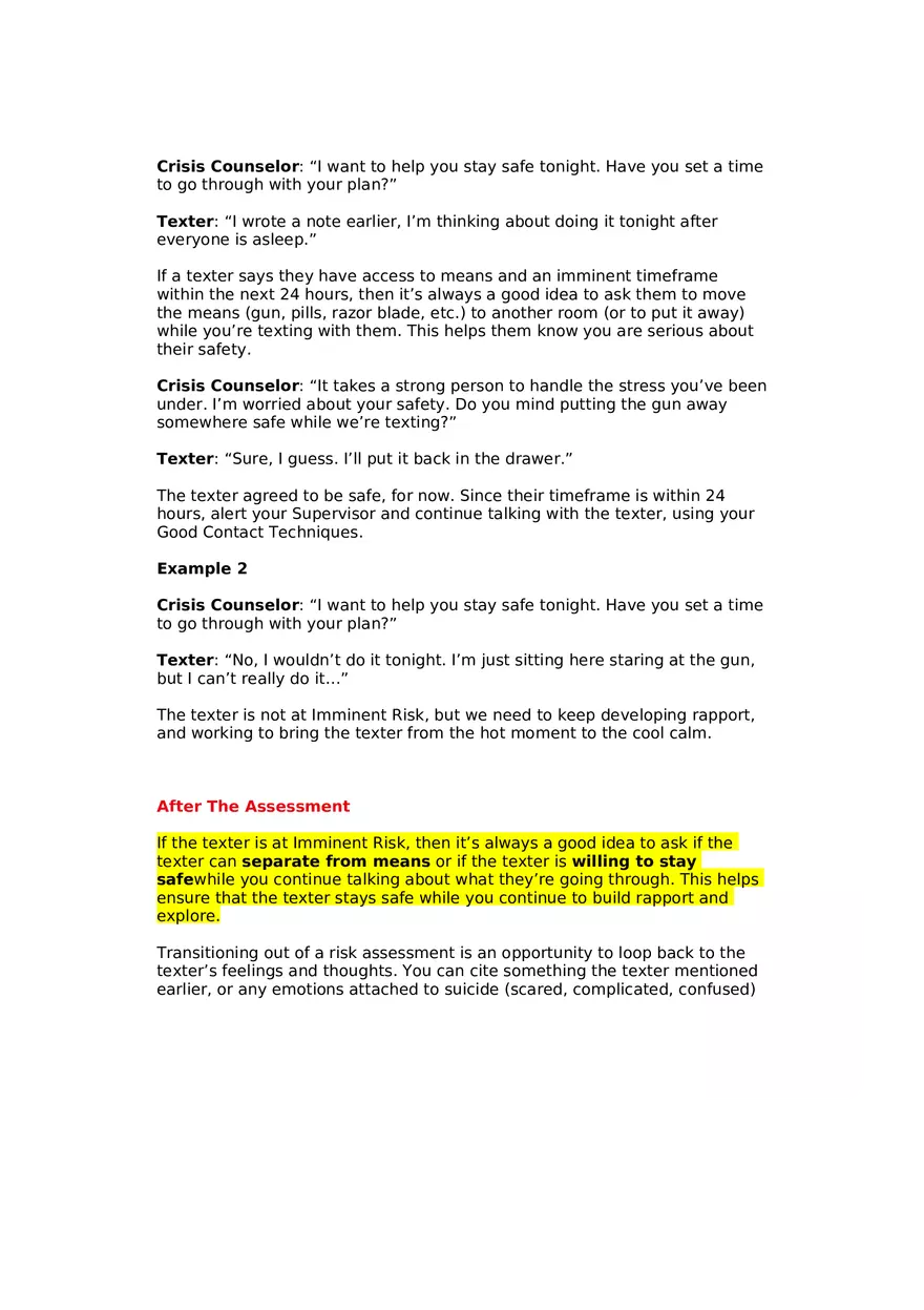 Exploring and Identifying the Precipitating Event in Crisis Intervention - Page 5