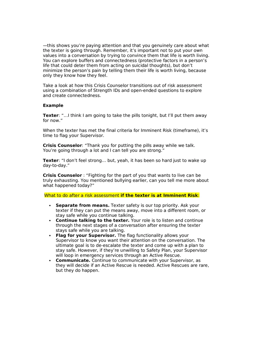 Exploring and Identifying the Precipitating Event in Crisis Intervention - Page 6
