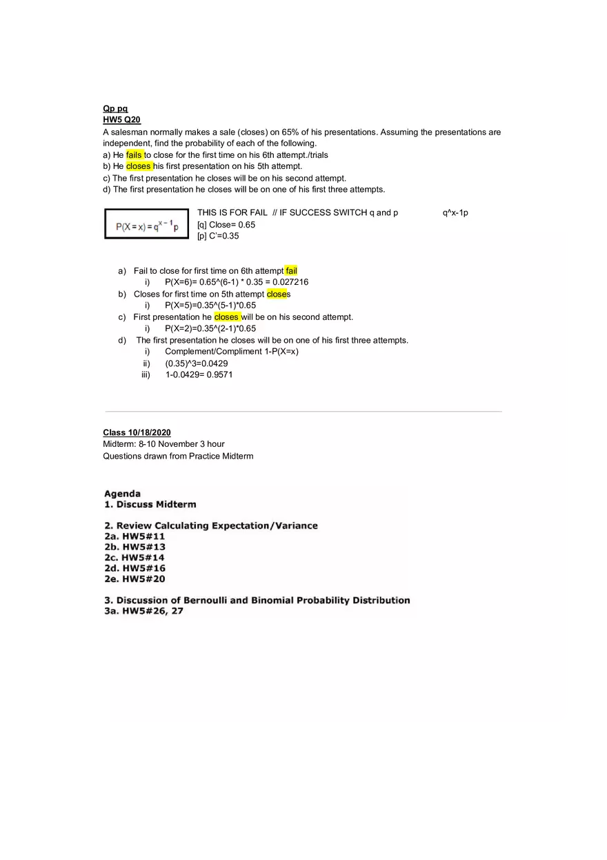 Organizing and Displaying Categorical Data Guide Part 5 - Page 8