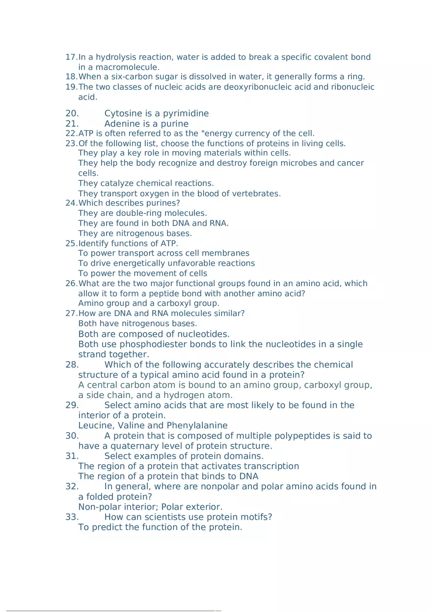 Carbon Atoms Answers - Page 2