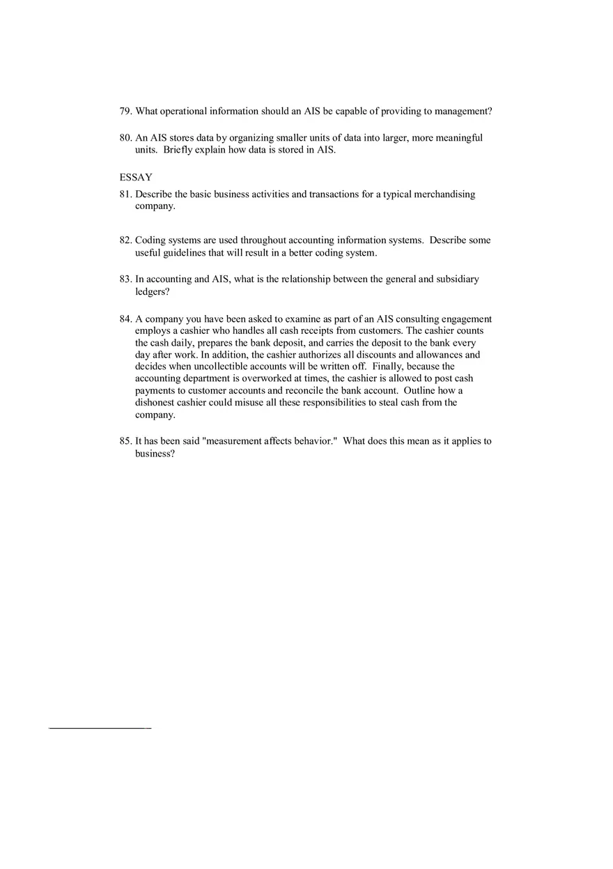 Accounting Information System Answer Key Chapter 2 - Page 8