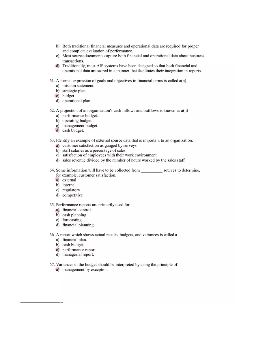 Accounting Information System Answer Key Chapter 2 - Page 6