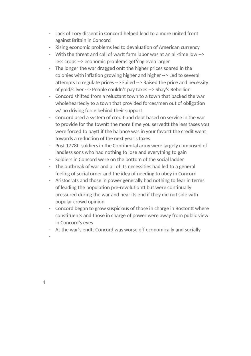 Summary The Minutemen and Their World - Page 4