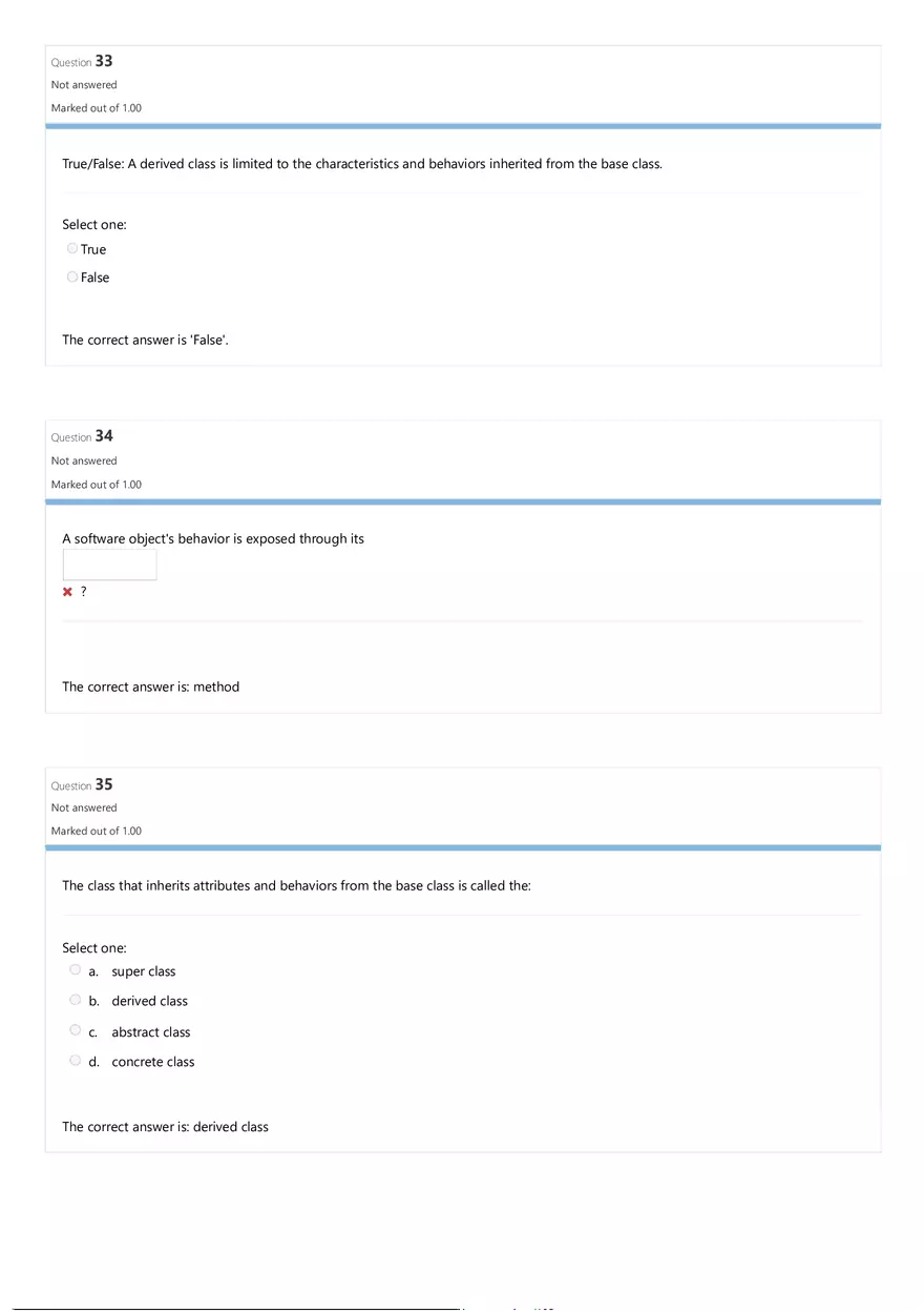 Comparative Programming Languages Review Quiz Attempt Review - Page 6