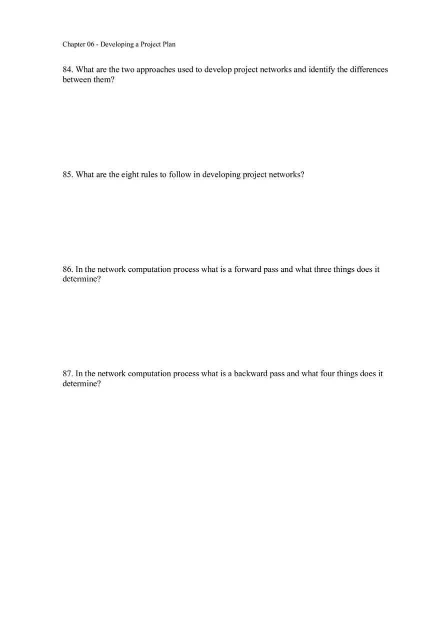 Chapter 06 - Developing a Project Plan Assignment - Page 8