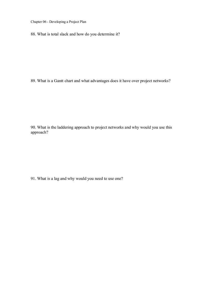 Chapter 06 - Developing a Project Plan Assignment - Page 9