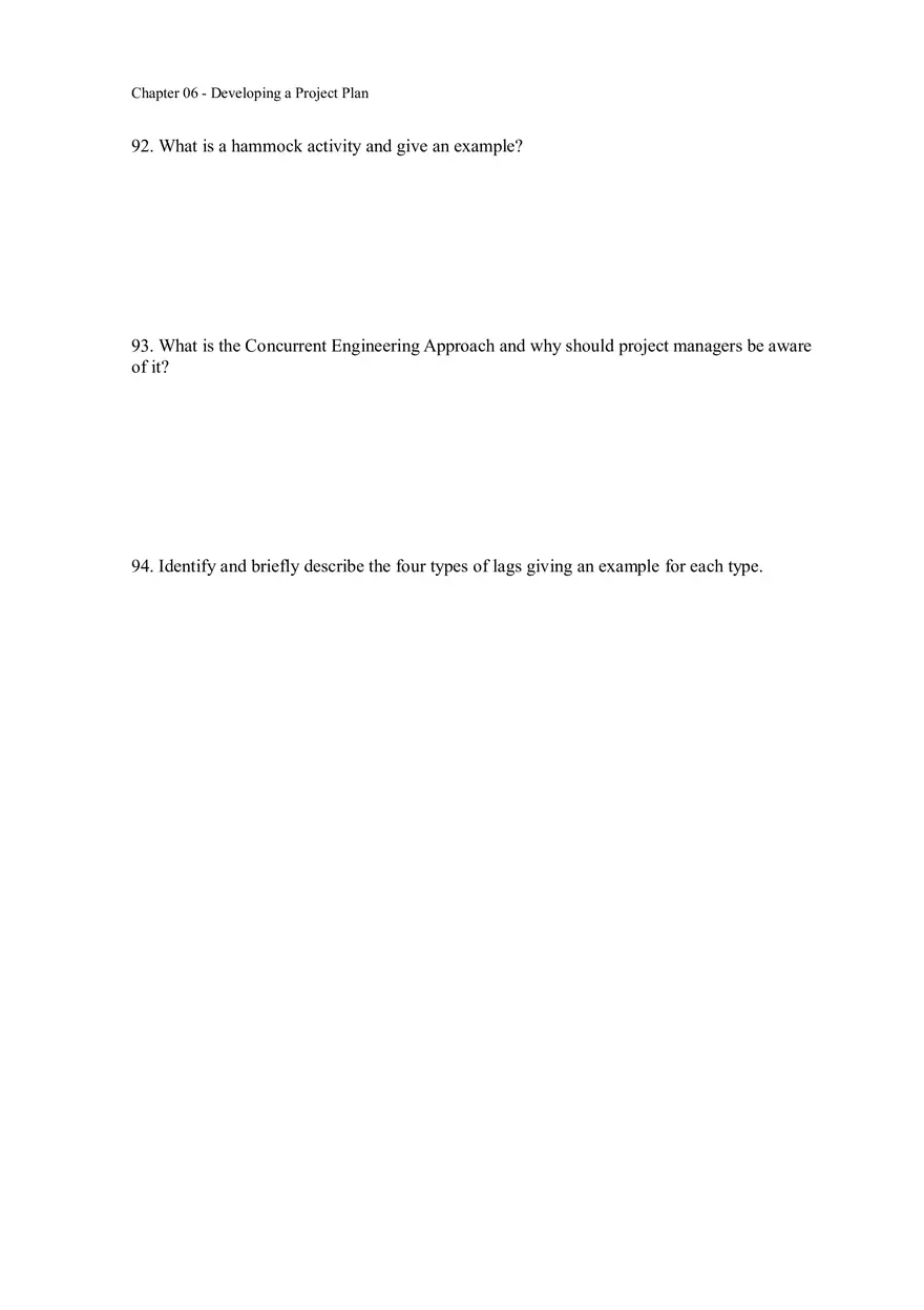 Chapter 06 - Developing a Project Plan Assignment - Page 10